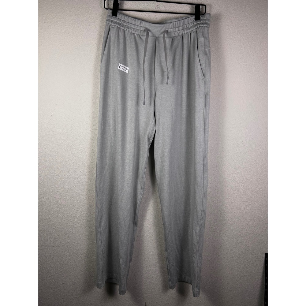 Lululemon Lab Mens Gray Recycled Blend Drawstring Jogger Pants Size Medium